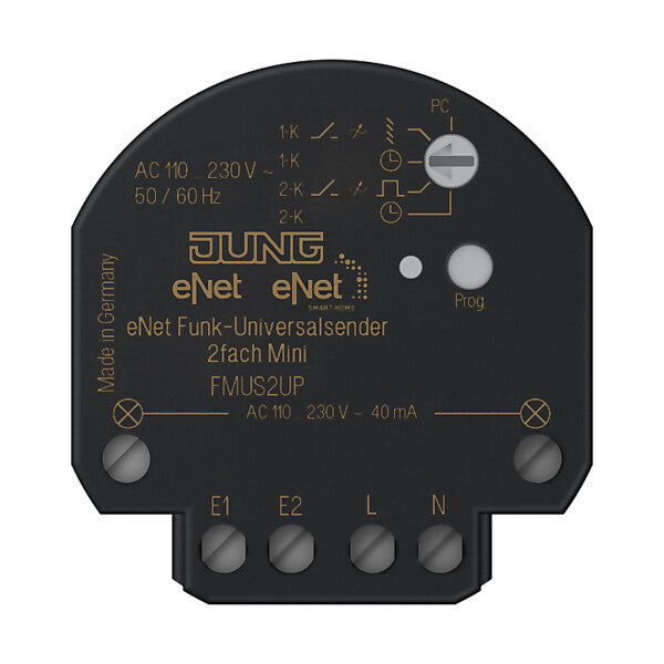 JUNG Funk-Universalsender 2-kanalig FM US 2 UP